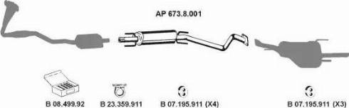 Eberspächer AP_2287 - Система випуску ОГ autocars.com.ua