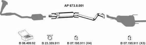 Eberspächer AP_2290 - Система выпуска ОГ avtokuzovplus.com.ua