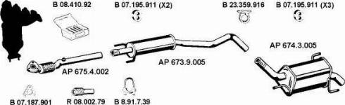 Eberspächer AP_2294 - Система выпуска ОГ avtokuzovplus.com.ua