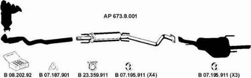 Eberspächer AP_2299 - Система випуску ОГ autocars.com.ua