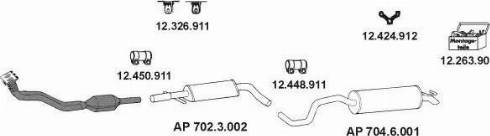 Eberspächer AP_2336 - Система випуску ОГ autocars.com.ua