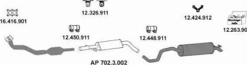 Eberspächer AP_2402 - Система випуску ОГ autocars.com.ua