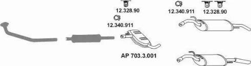 Eberspächer AP_2418 - Система випуску ОГ autocars.com.ua