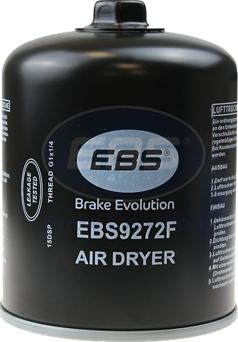 EBS EBS9272F - Патрон осушувача повітря, пневматична система autocars.com.ua