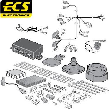 ECS AF010DHU - Комплект електрики, причіпне обладнання autocars.com.ua