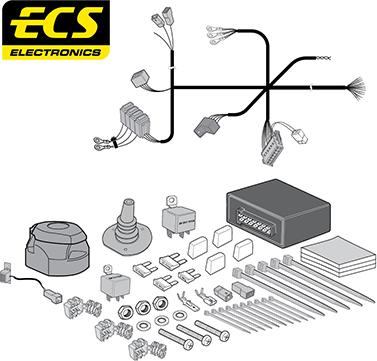 ECS AF01313U - Комплект електрики, причіпне обладнання autocars.com.ua