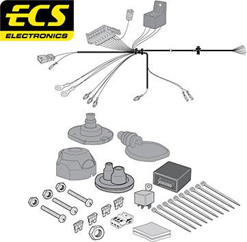 ECS AU056D1U - Комплект електрики, причіпне обладнання autocars.com.ua