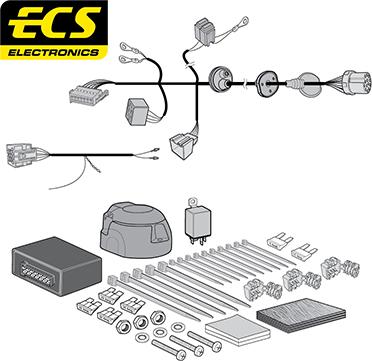 ECS AU06713U - Комплект електрики, причіпне обладнання autocars.com.ua