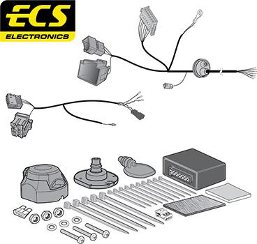 ECS AU06807MU - Комплект електрики, причіпне обладнання autocars.com.ua