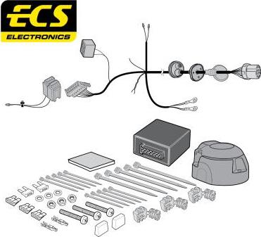 ECS AU07213U - Комплект електрики, причіпне обладнання autocars.com.ua