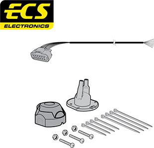 ECS CH006BLU - Комплект електрики, причіпне обладнання autocars.com.ua