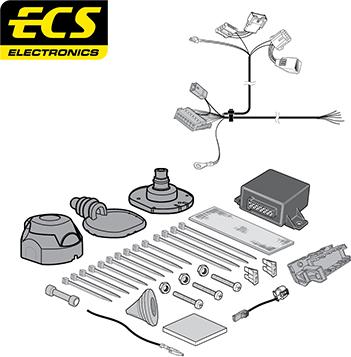 ECS CT050B1U - Комплект електрики, причіпне обладнання autocars.com.ua