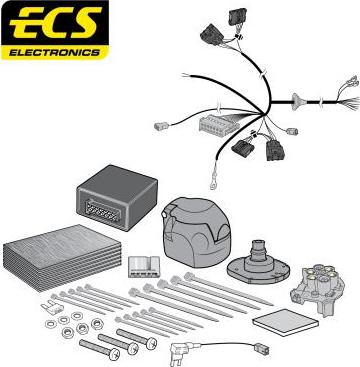 ECS DA01807U - Комплект електрики, причіпне обладнання autocars.com.ua