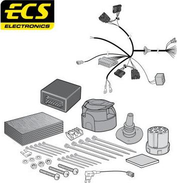 ECS DA01813U - Комплект електрики, причіпне обладнання autocars.com.ua