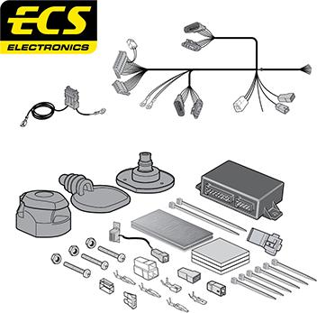 ECS FI040DHU - Комплект електрики, причіпне обладнання autocars.com.ua