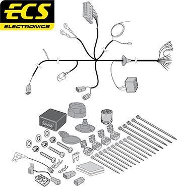 ECS FI04813MU - Комплект електрики, причіпне обладнання autocars.com.ua