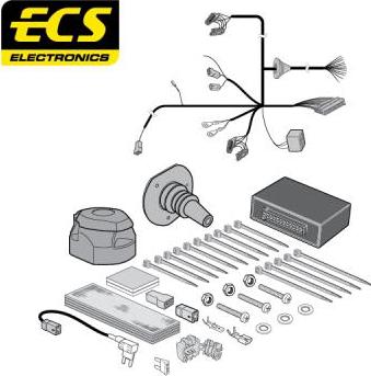 ECS FI04913U - Комплект електрики, причіпне обладнання autocars.com.ua