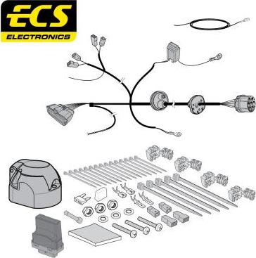 ECS FI05007MU - Комплект электрики, прицепное оборудование autodnr.net