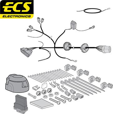 ECS FI05013U - Комплект электрики, прицепное оборудование autodnr.net