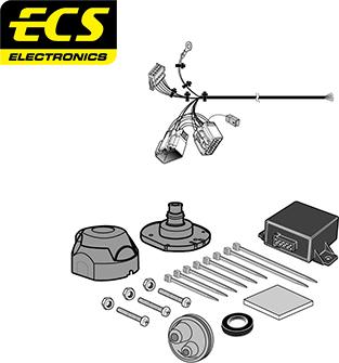 ECS FR002BEU - Комплект електрики, причіпне обладнання autocars.com.ua