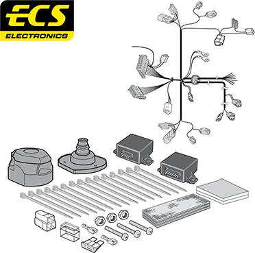 ECS FR040DHU - Комплект електрики, причіпне обладнання autocars.com.ua