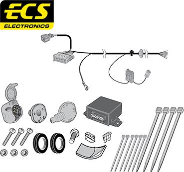 ECS FR051B1U - Комплект електрики, причіпне обладнання autocars.com.ua