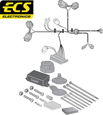 ECS FR059DHU - Комплект електрики, причіпне обладнання autocars.com.ua