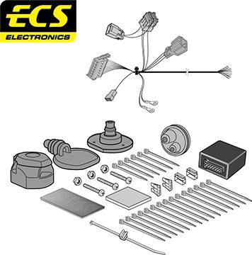 ECS FR060D1U - Комплект електрики, причіпне обладнання autocars.com.ua