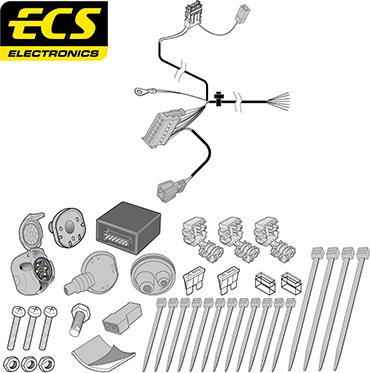 ECS FR063B1U - Комплект електрики, причіпне обладнання autocars.com.ua