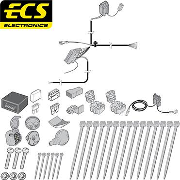 ECS FR066B1U - Комплект електрики, причіпне обладнання autocars.com.ua