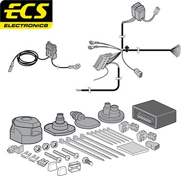 ECS FR066D1U - Комплект електрики, причіпне обладнання autocars.com.ua