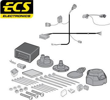 ECS FR09207U - Комплект електрики, причіпне обладнання autocars.com.ua