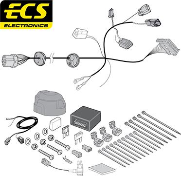 ECS FR10813U - Комплект електрики, причіпне обладнання autocars.com.ua