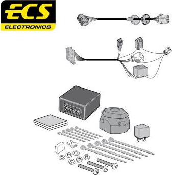 ECS FR11713MU - Комплект електрики, причіпне обладнання autocars.com.ua
