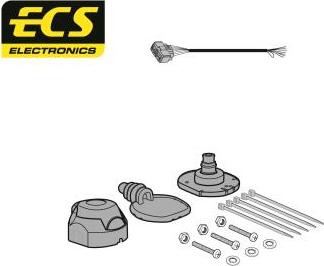 ECS FR11807MU - Комплект електрики, причіпне обладнання autocars.com.ua