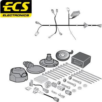 ECS HN86107U - Комплект електрики, причіпне обладнання autocars.com.ua