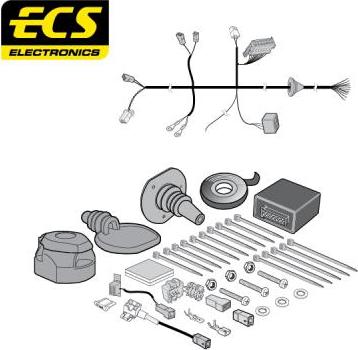 ECS HN86113U - Комплект електрики, причіпне обладнання autocars.com.ua