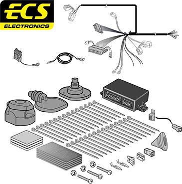 ECS HY070DHU - Комплект електрики, причіпне обладнання autocars.com.ua