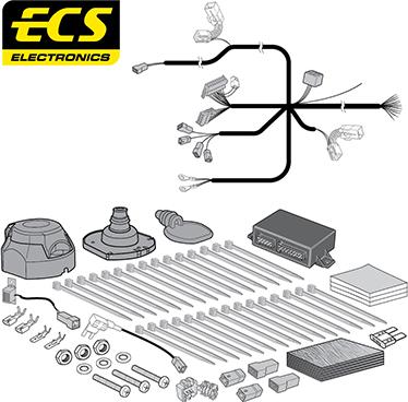 ECS HY09213U - Комплект електрики, причіпне обладнання autocars.com.ua