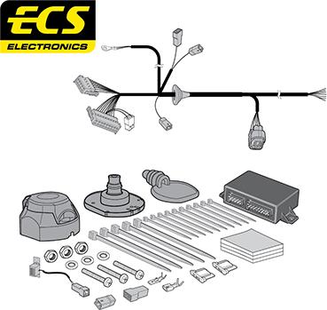 ECS HY09507U - Комплект електрики, причіпне обладнання autocars.com.ua