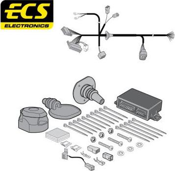 ECS HY09513U - Комплект електрики, причіпне обладнання autocars.com.ua