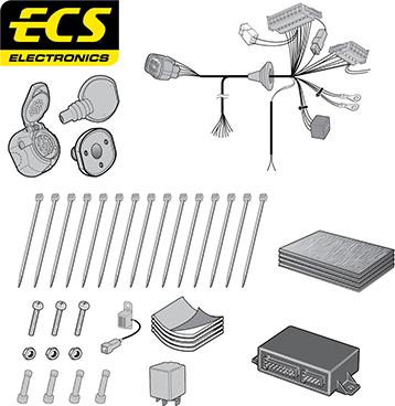 ECS HY095DHU - Комплект електрики, причіпне обладнання autocars.com.ua