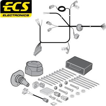 ECS HY11613U - Комплект електрики, причіпне обладнання autocars.com.ua