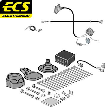 ECS HY15307MU - Комплект електрики, причіпне обладнання autocars.com.ua