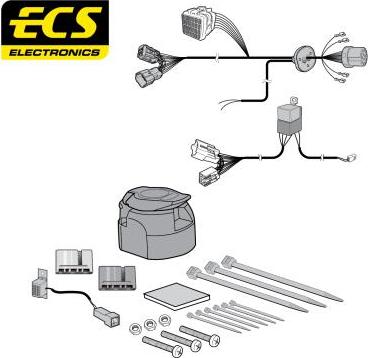 ECS IS002DOU - Комплект електрики, причіпне обладнання autocars.com.ua