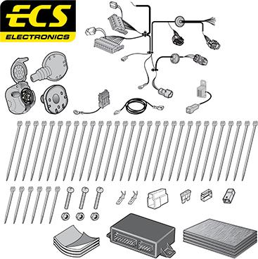 ECS KI066BHU - Комплект електрики, причіпне обладнання autocars.com.ua