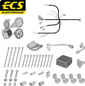 ECS KI13207MU - Комплект електрики, причіпне обладнання autocars.com.ua