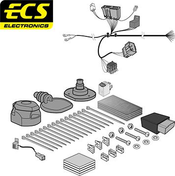 ECS KI13613MU - Комплект електрики, причіпне обладнання autocars.com.ua