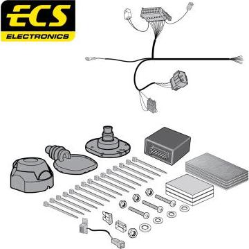 ECS KI15407MU - Комплект електрики, причіпне обладнання autocars.com.ua