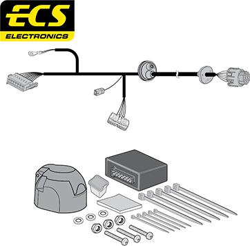 ECS LR01807U - Комплект електрики, причіпне обладнання autocars.com.ua